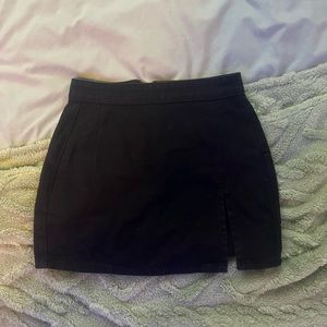 Princess Polly Lola Mini Skirt ‘Black’ XS